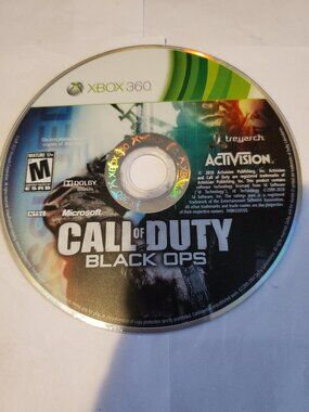 CALL OF DUTY BLACK OPS XBOX 360 GAME CD